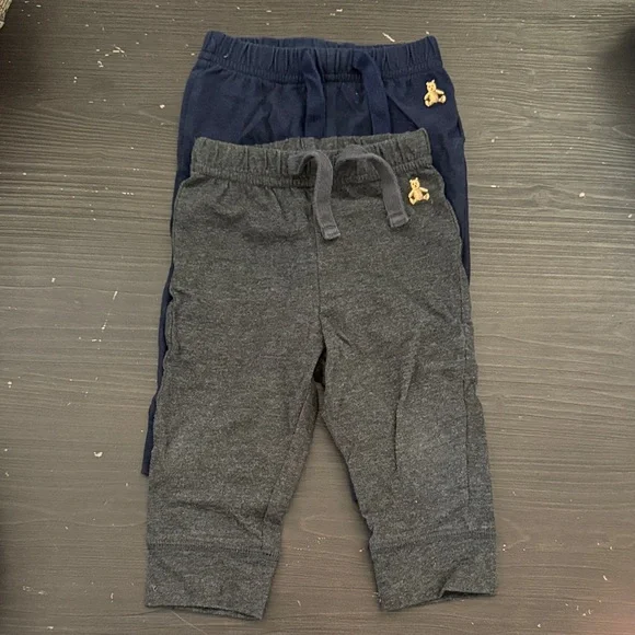2 -GAP Kids' Joggers in Navy and Charcoal - Picture 1 of 5